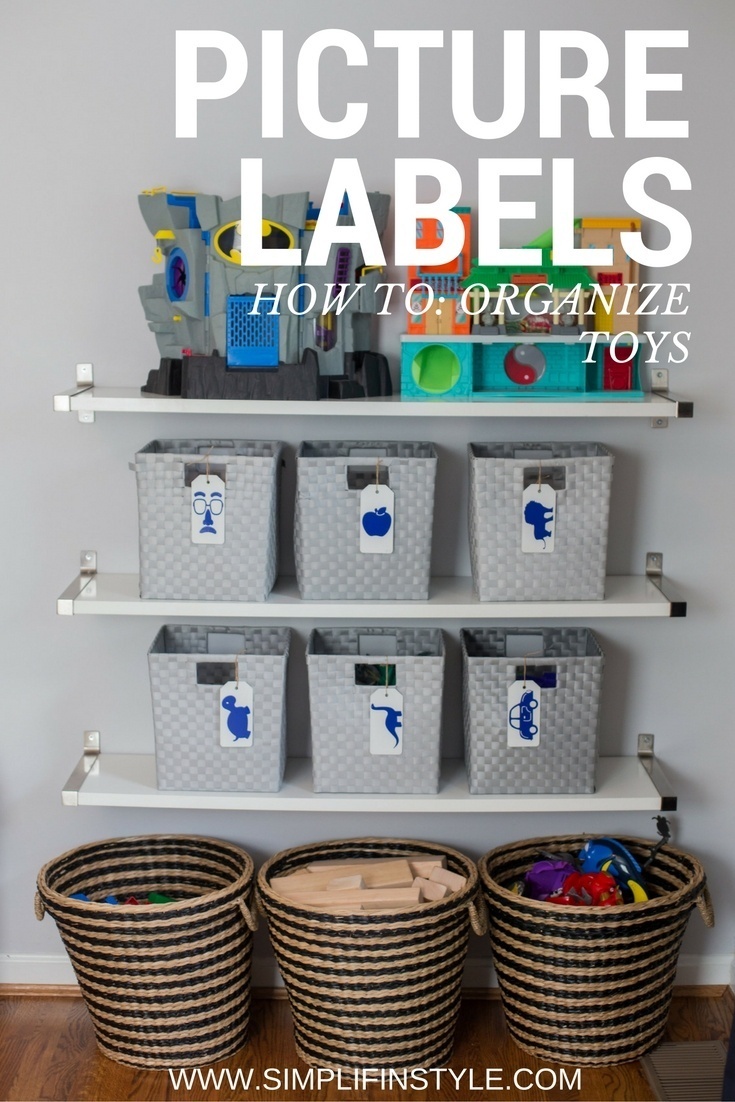 picture labels to organize kids toys pinterest