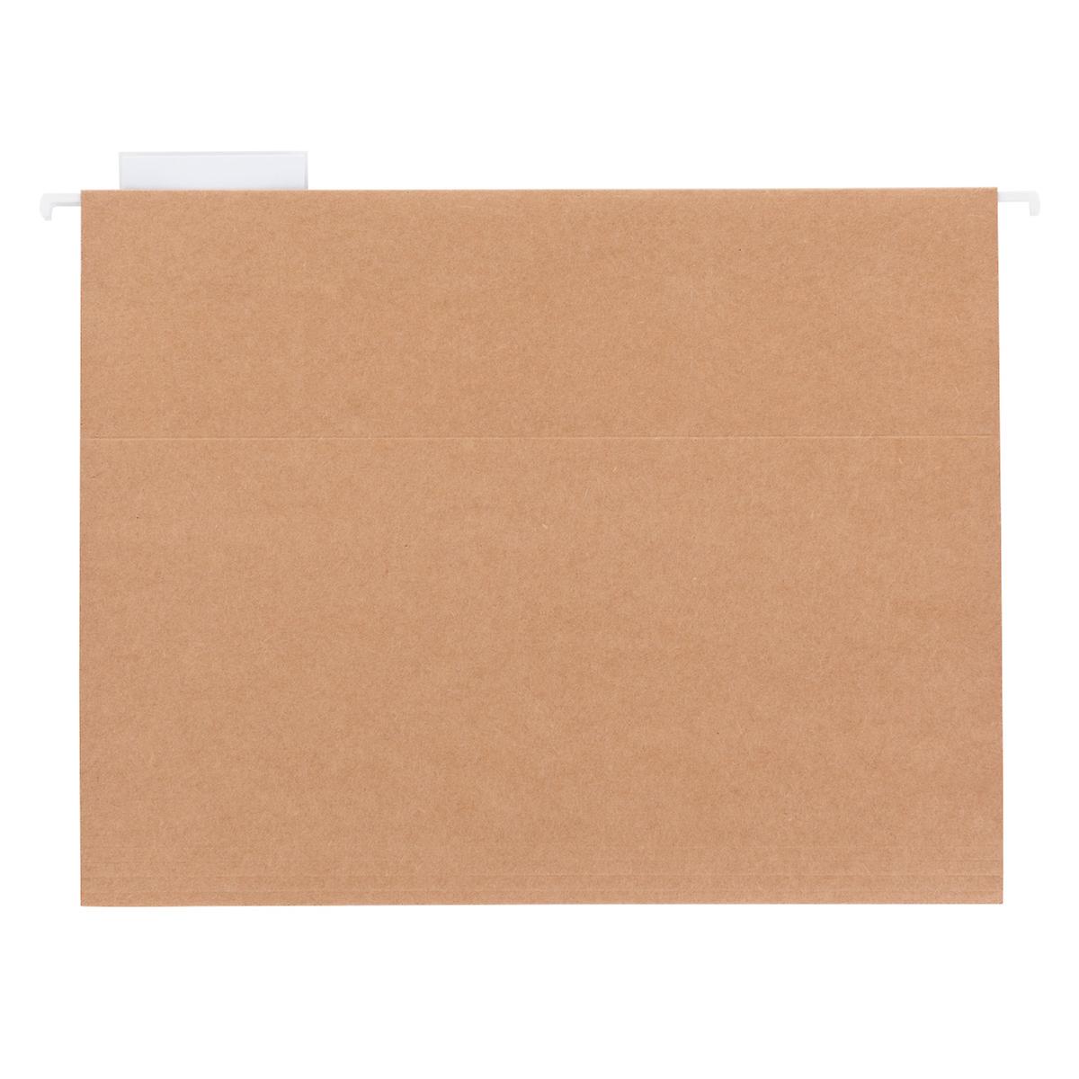 Kraft Letter-Size Hanging File Folders | Simplify In Style: