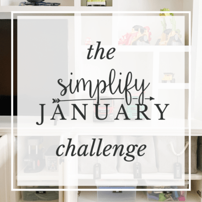 Simplify January: organize your home with simple tasks
